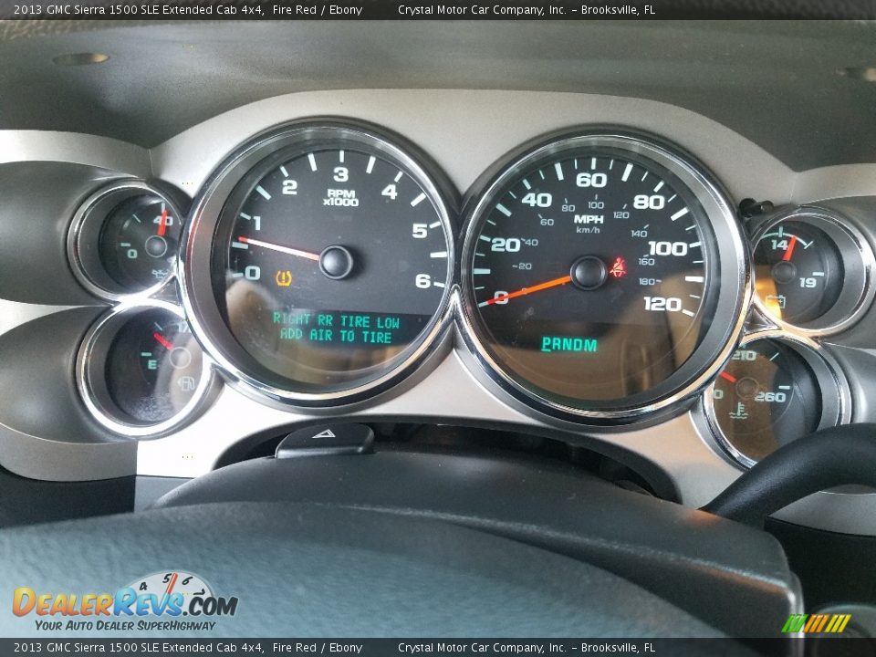 2013 GMC Sierra 1500 SLE Extended Cab 4x4 Fire Red / Ebony Photo #14