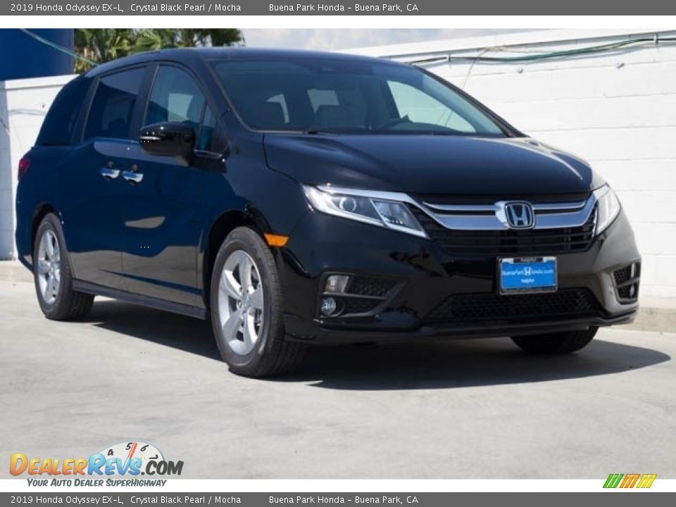 2019 Honda Odyssey EX-L Crystal Black Pearl / Mocha Photo #1