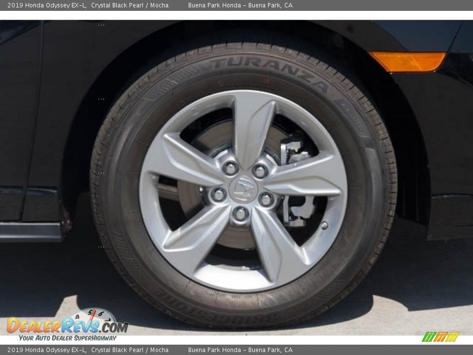 2019 Honda Odyssey EX-L Crystal Black Pearl / Mocha Photo #4