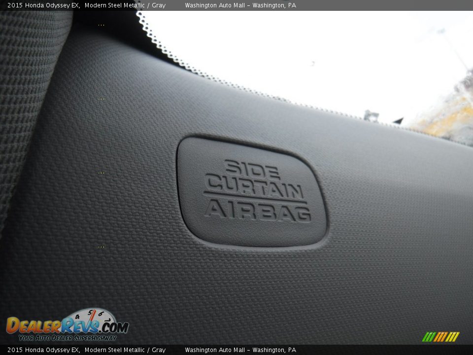2015 Honda Odyssey EX Modern Steel Metallic / Gray Photo #18