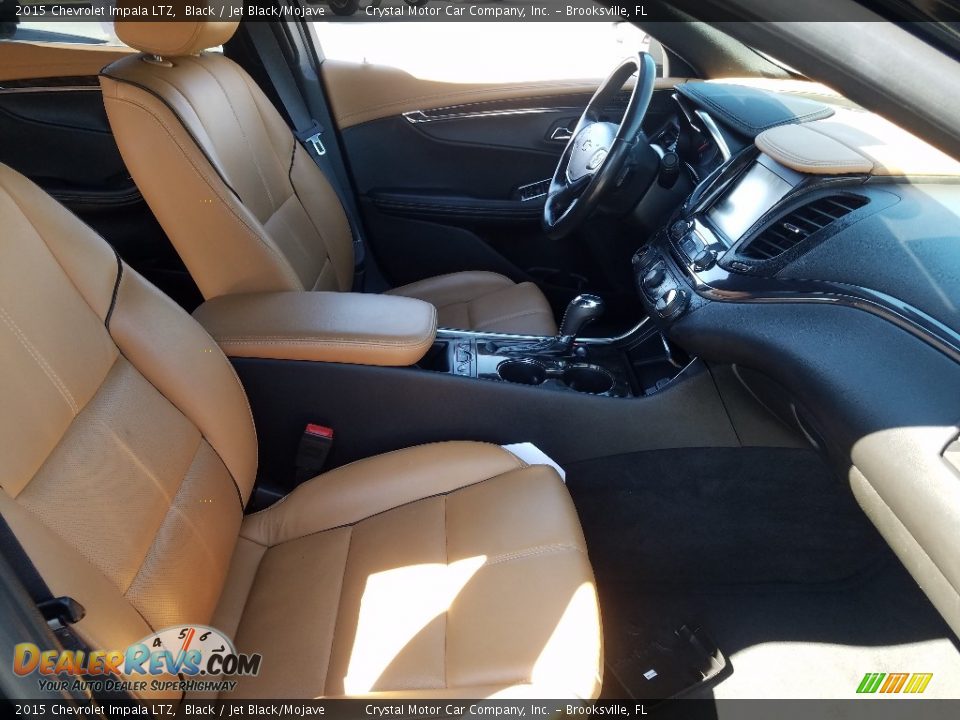 2015 Chevrolet Impala LTZ Black / Jet Black/Mojave Photo #12