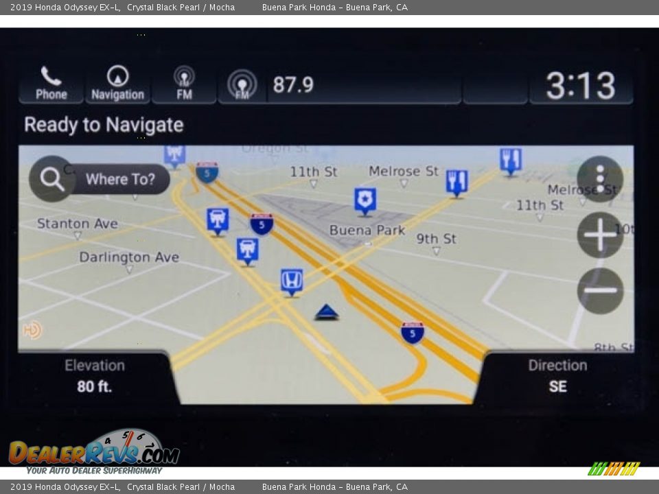 2019 Honda Odyssey EX-L Crystal Black Pearl / Mocha Photo #29