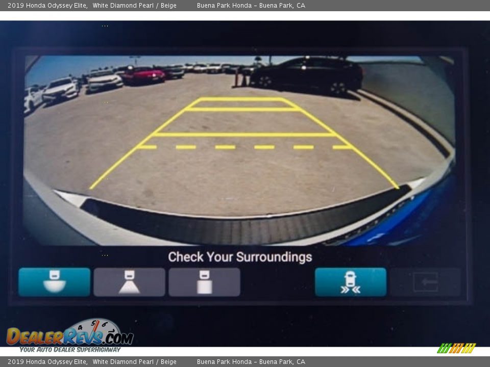 2019 Honda Odyssey Elite White Diamond Pearl / Beige Photo #5