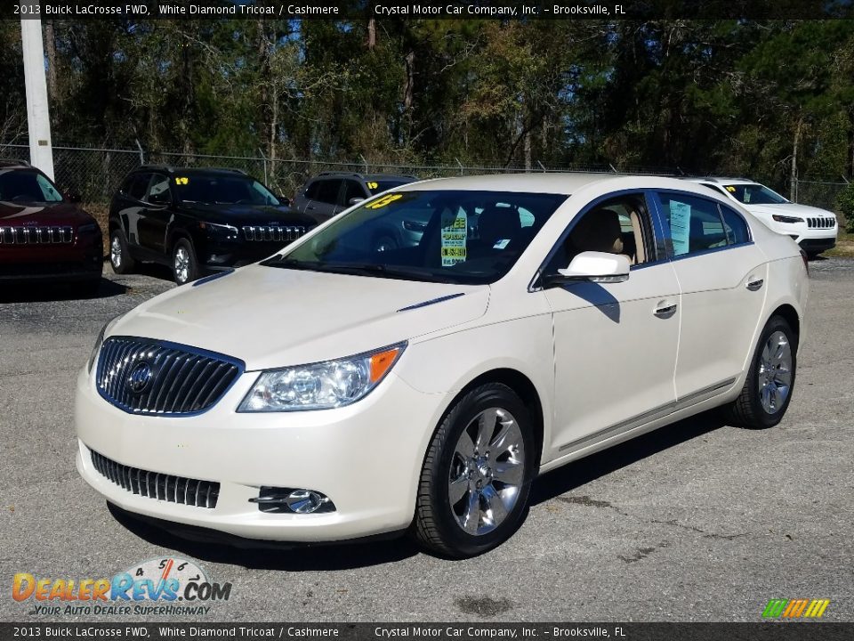 2013 Buick LaCrosse FWD White Diamond Tricoat / Cashmere Photo #1