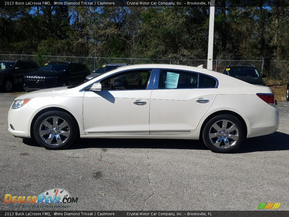 2013 Buick LaCrosse FWD White Diamond Tricoat / Cashmere Photo #2