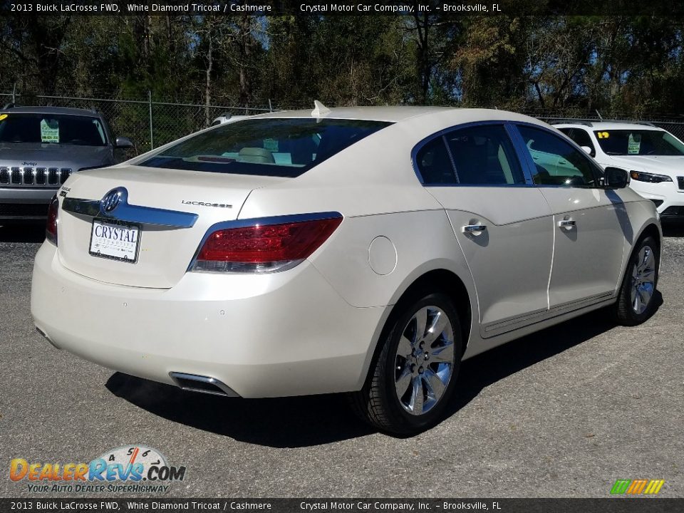 2013 Buick LaCrosse FWD White Diamond Tricoat / Cashmere Photo #5