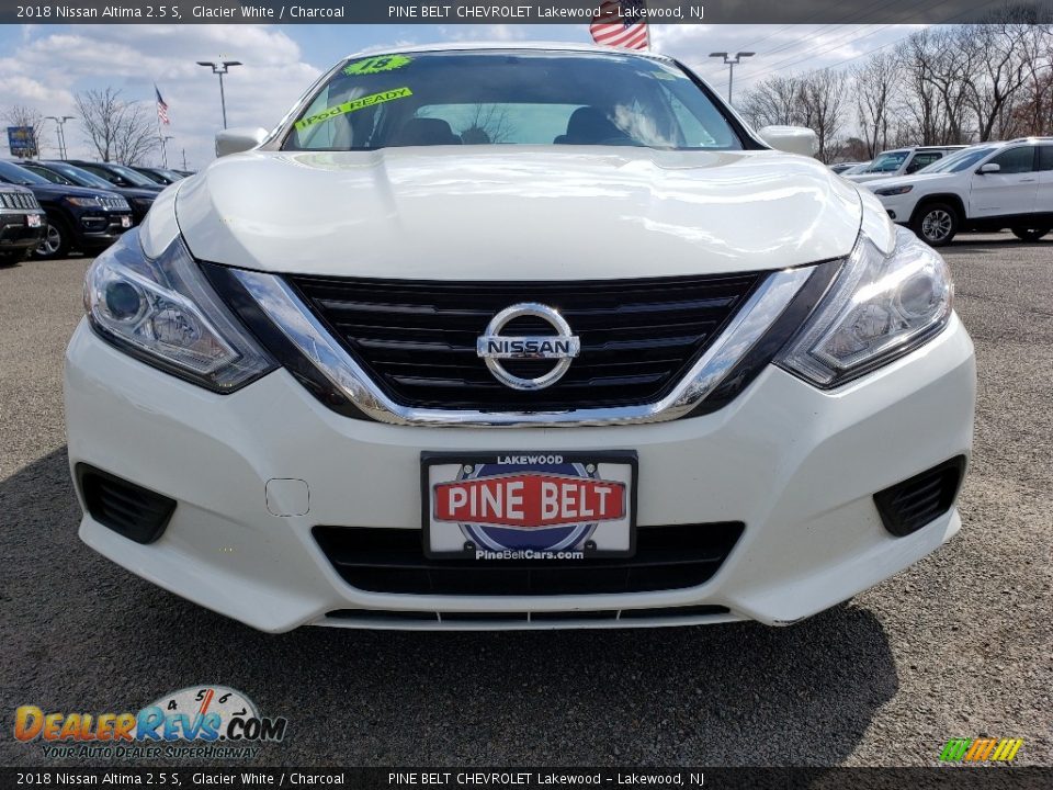 2018 Nissan Altima 2.5 S Glacier White / Charcoal Photo #2