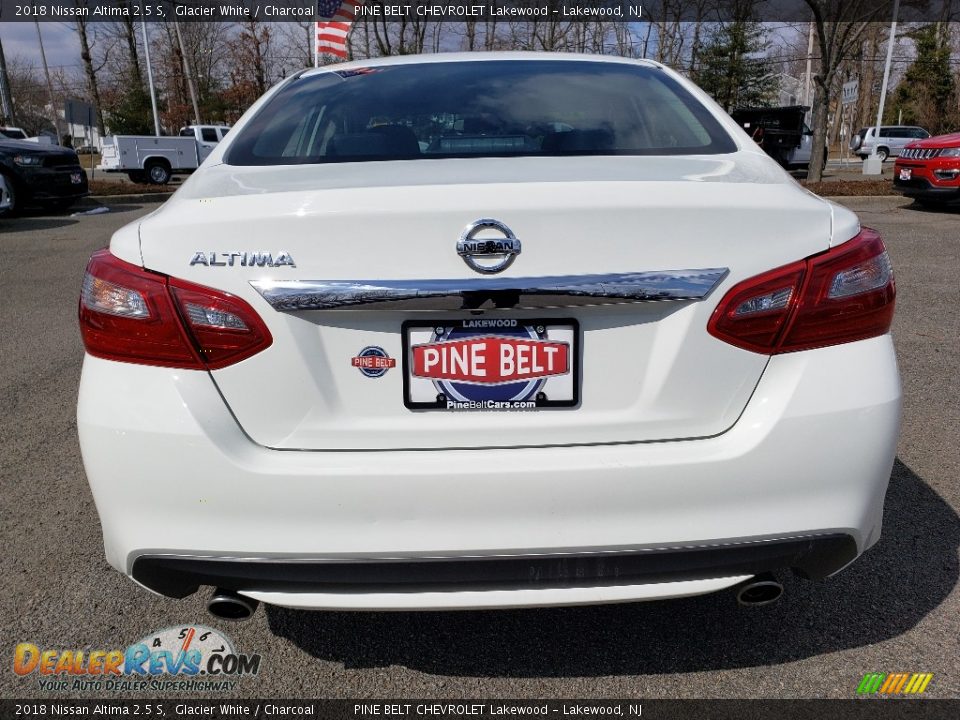 2018 Nissan Altima 2.5 S Glacier White / Charcoal Photo #6