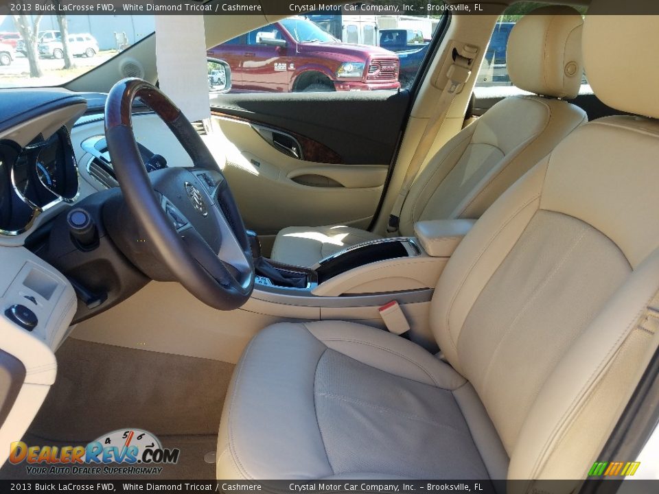 2013 Buick LaCrosse FWD White Diamond Tricoat / Cashmere Photo #9