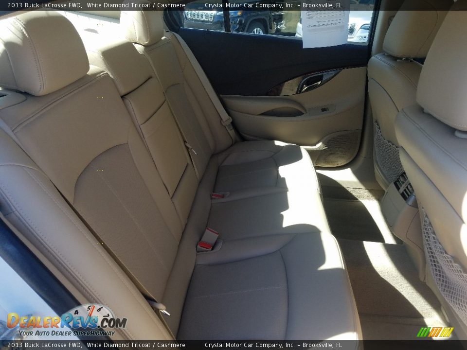 2013 Buick LaCrosse FWD White Diamond Tricoat / Cashmere Photo #11
