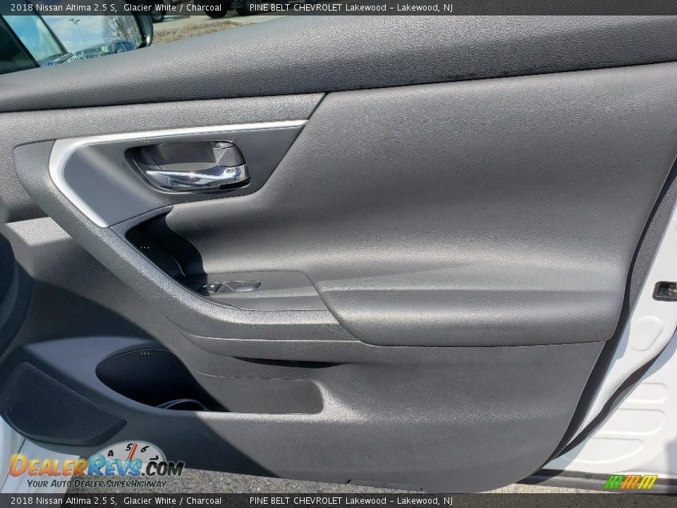 2018 Nissan Altima 2.5 S Glacier White / Charcoal Photo #10