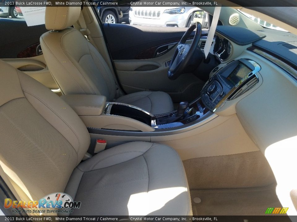 2013 Buick LaCrosse FWD White Diamond Tricoat / Cashmere Photo #12