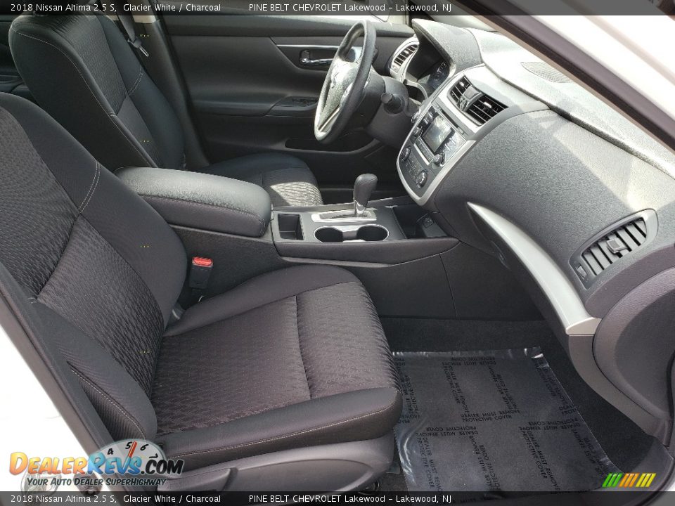 2018 Nissan Altima 2.5 S Glacier White / Charcoal Photo #12