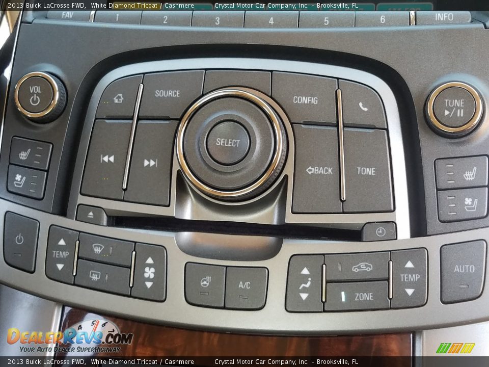 2013 Buick LaCrosse FWD White Diamond Tricoat / Cashmere Photo #16