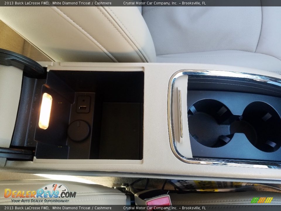 2013 Buick LaCrosse FWD White Diamond Tricoat / Cashmere Photo #18