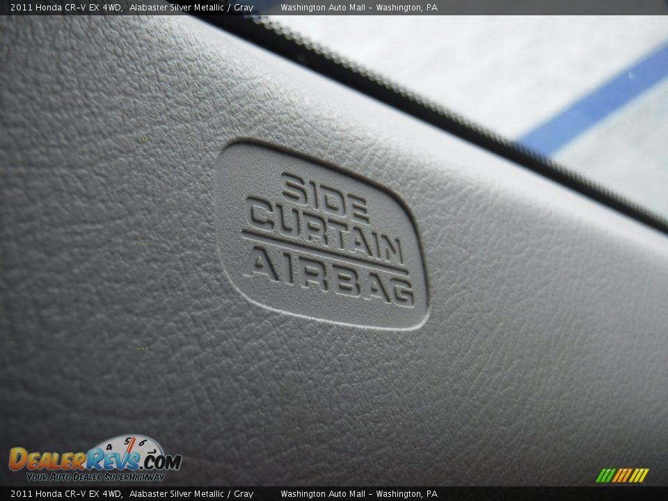 2011 Honda CR-V EX 4WD Alabaster Silver Metallic / Gray Photo #15