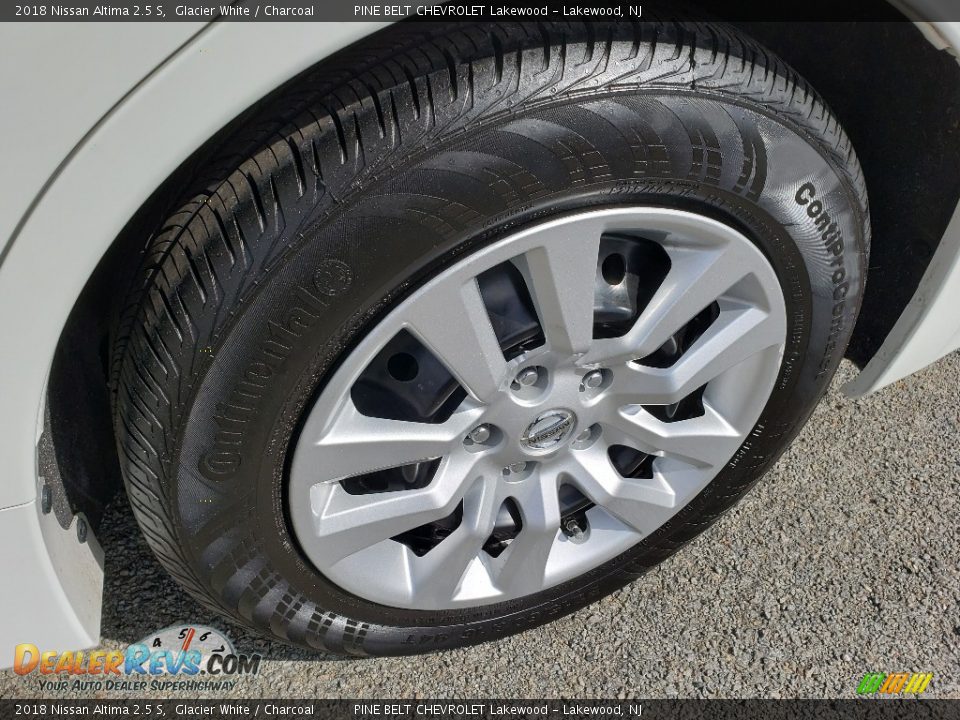 2018 Nissan Altima 2.5 S Glacier White / Charcoal Photo #17