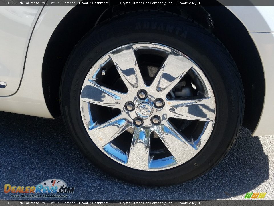 2013 Buick LaCrosse FWD White Diamond Tricoat / Cashmere Photo #20