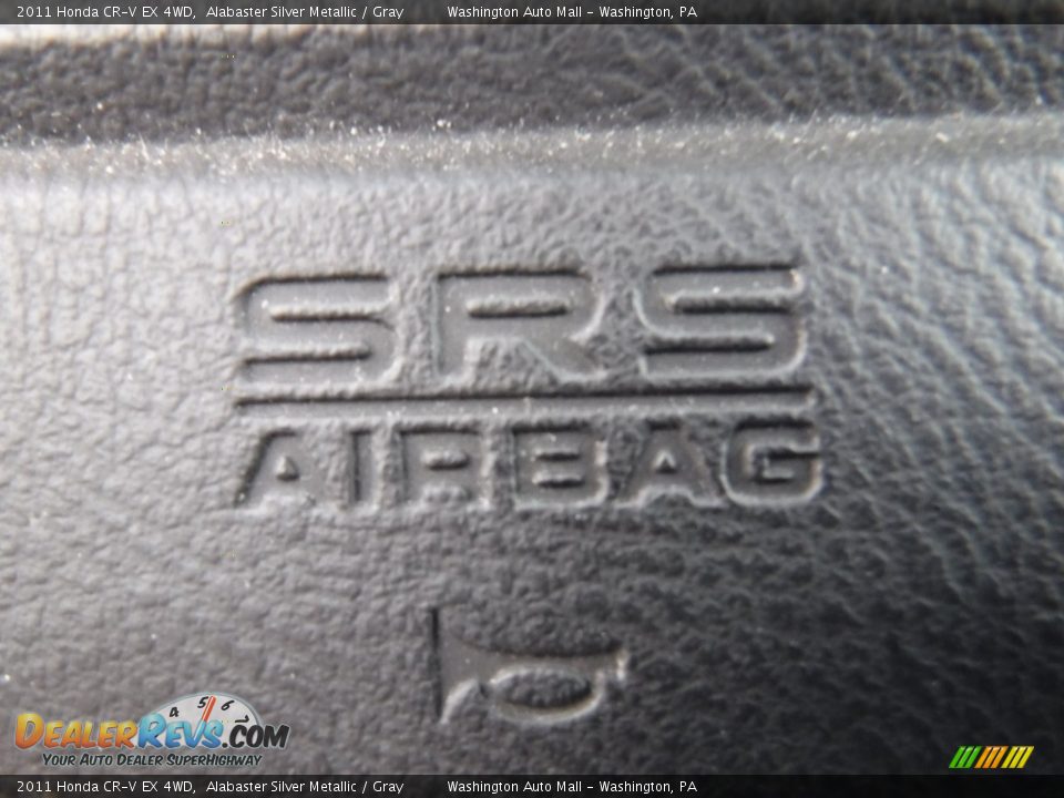 2011 Honda CR-V EX 4WD Alabaster Silver Metallic / Gray Photo #21