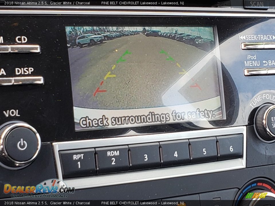 2018 Nissan Altima 2.5 S Glacier White / Charcoal Photo #29