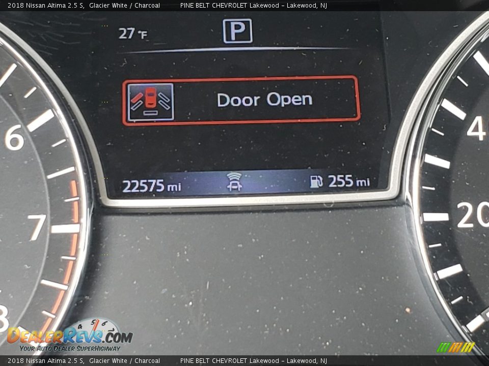 2018 Nissan Altima 2.5 S Glacier White / Charcoal Photo #30