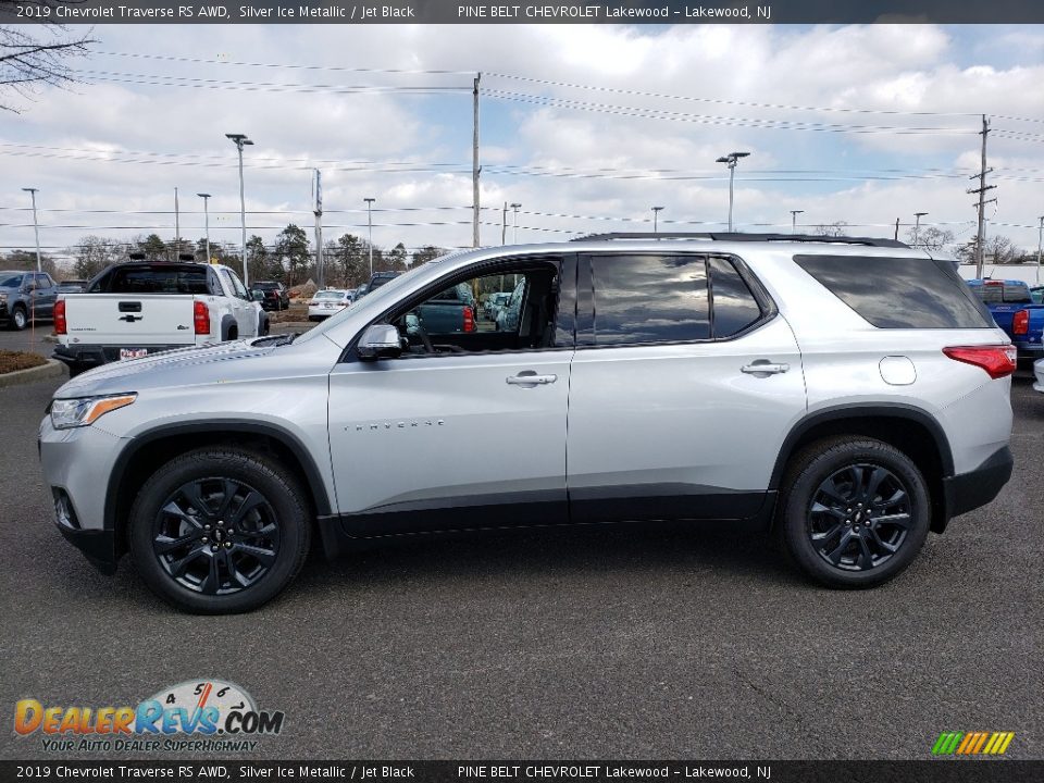 Silver Ice Metallic 2019 Chevrolet Traverse RS AWD Photo #3