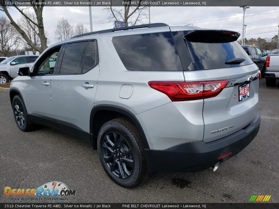 2019 Chevrolet Traverse RS AWD Silver Ice Metallic / Jet Black Photo #4