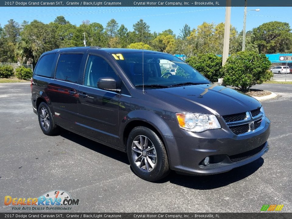 2017 Dodge Grand Caravan SXT Granite / Black/Light Graystone Photo #7