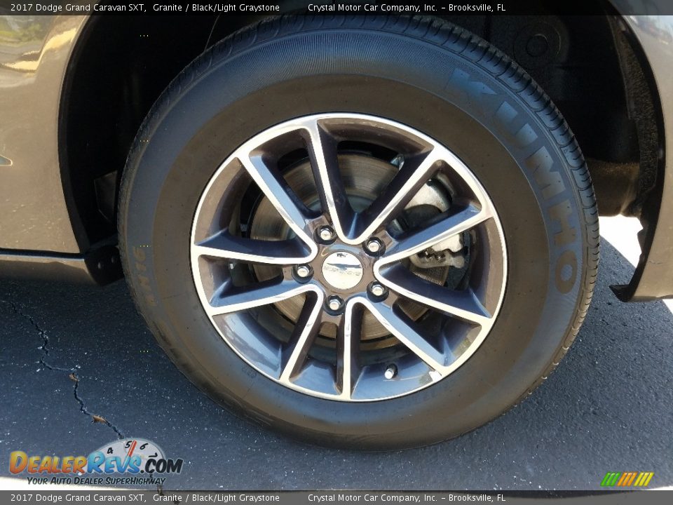 2017 Dodge Grand Caravan SXT Granite / Black/Light Graystone Photo #20