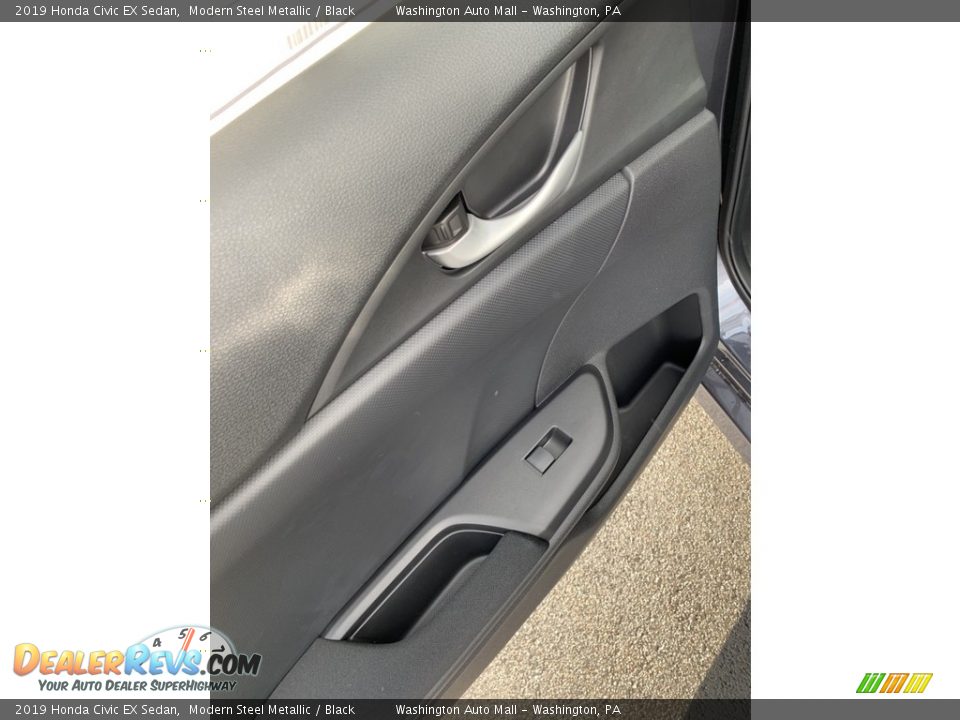 2019 Honda Civic EX Sedan Modern Steel Metallic / Black Photo #17