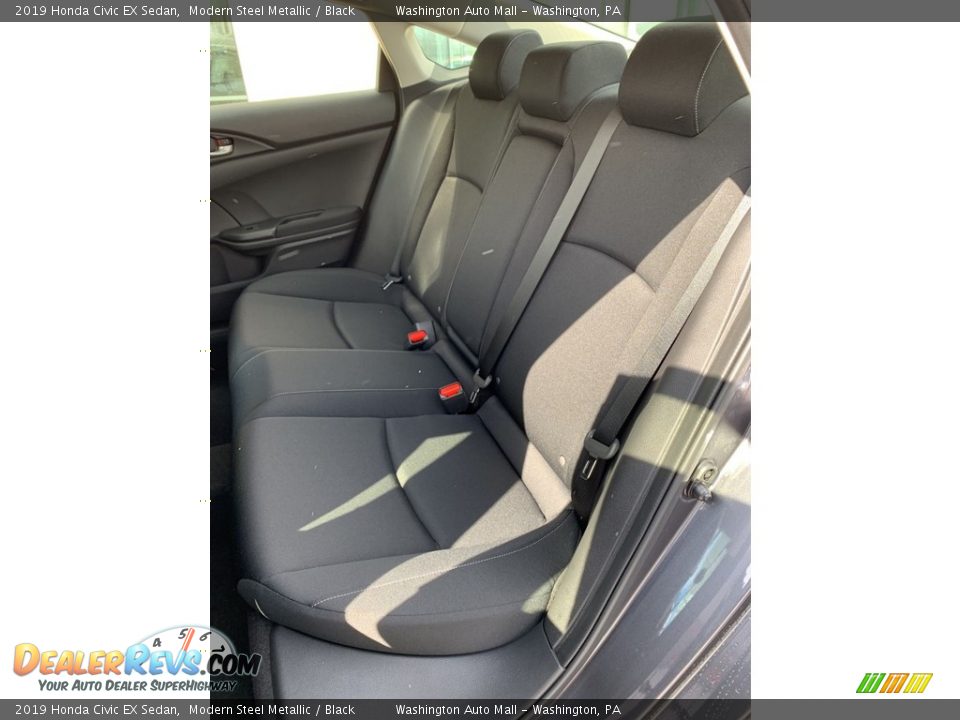 2019 Honda Civic EX Sedan Modern Steel Metallic / Black Photo #18