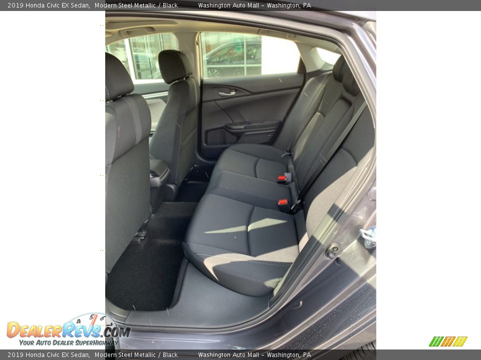 2019 Honda Civic EX Sedan Modern Steel Metallic / Black Photo #19