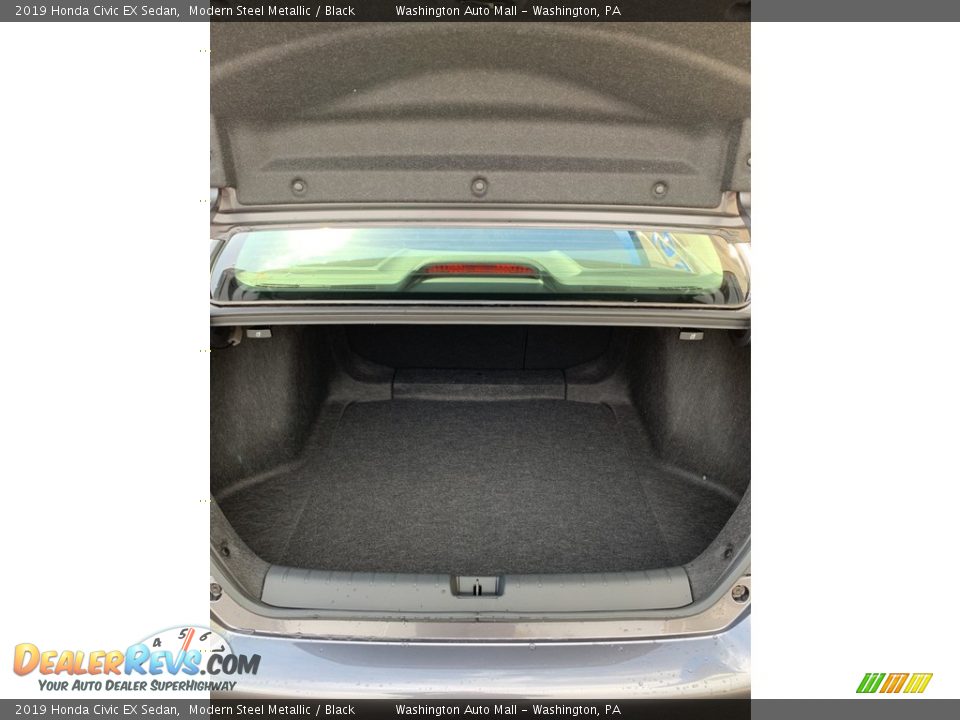 2019 Honda Civic EX Sedan Modern Steel Metallic / Black Photo #21