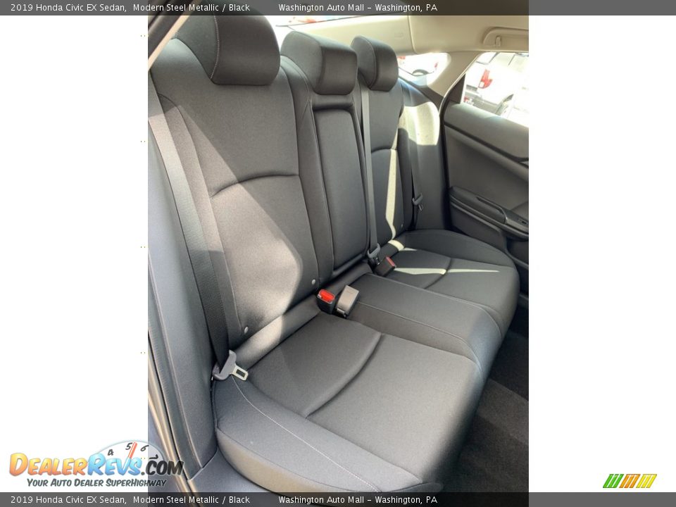 2019 Honda Civic EX Sedan Modern Steel Metallic / Black Photo #24