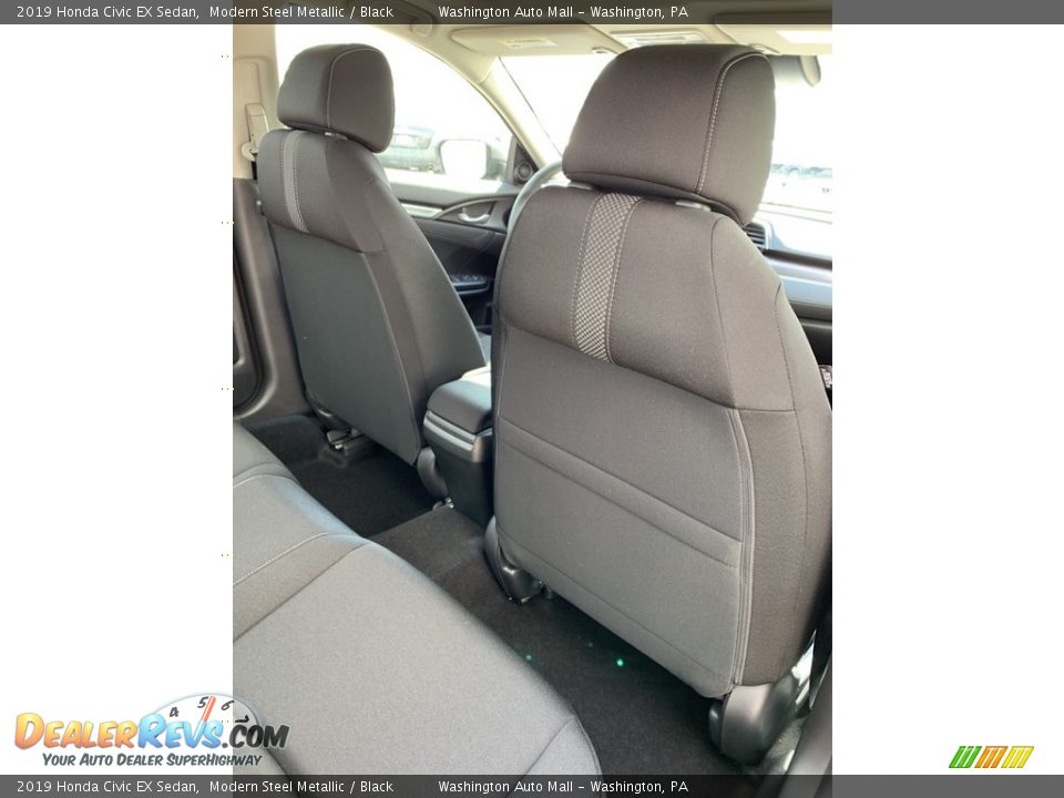 2019 Honda Civic EX Sedan Modern Steel Metallic / Black Photo #25