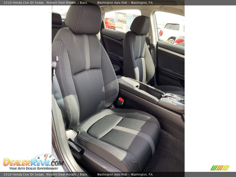 2019 Honda Civic EX Sedan Modern Steel Metallic / Black Photo #27
