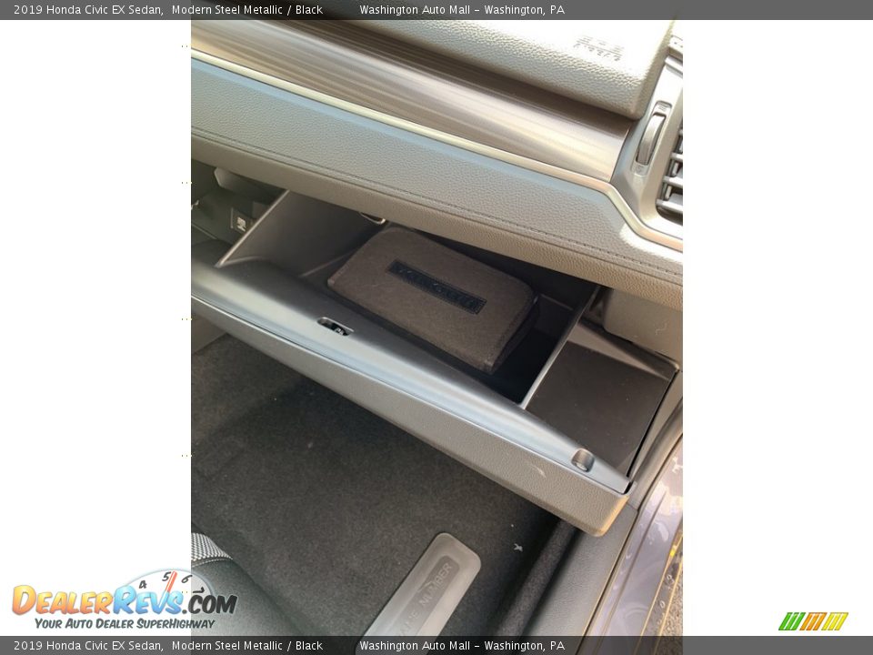2019 Honda Civic EX Sedan Modern Steel Metallic / Black Photo #29