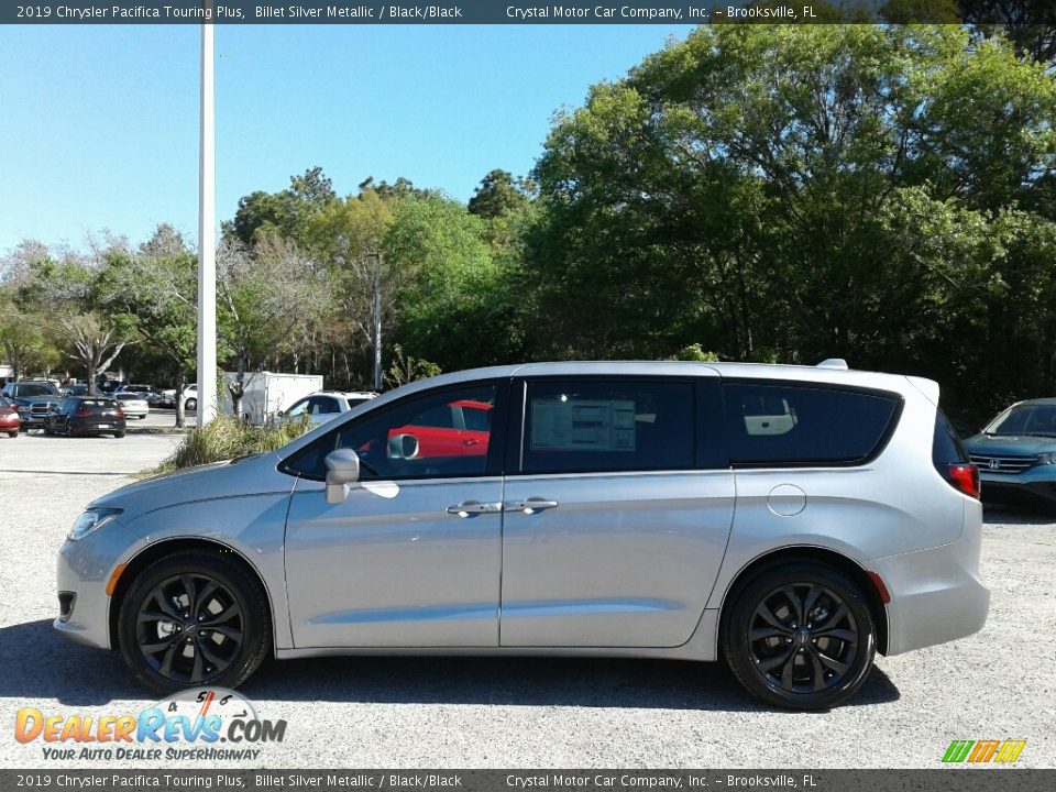 2019 Chrysler Pacifica Touring Plus Billet Silver Metallic / Black/Black Photo #2