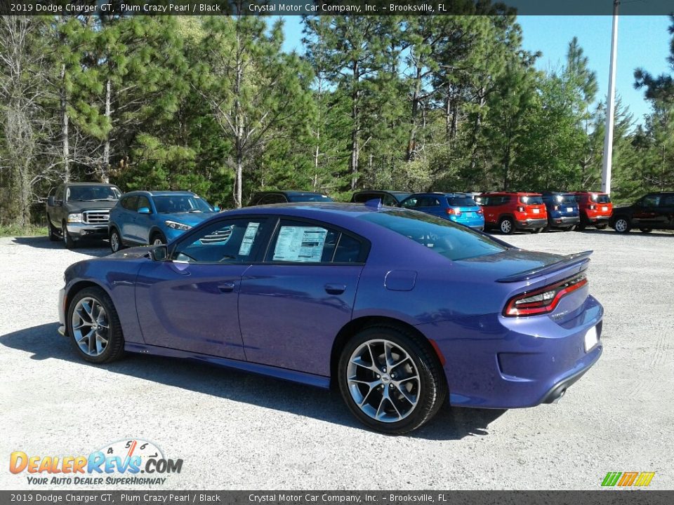 2019 Dodge Charger GT Plum Crazy Pearl / Black Photo #3