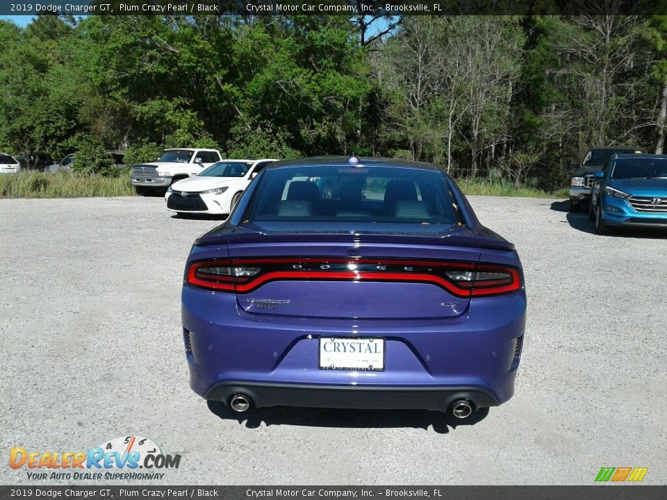 2019 Dodge Charger GT Plum Crazy Pearl / Black Photo #4