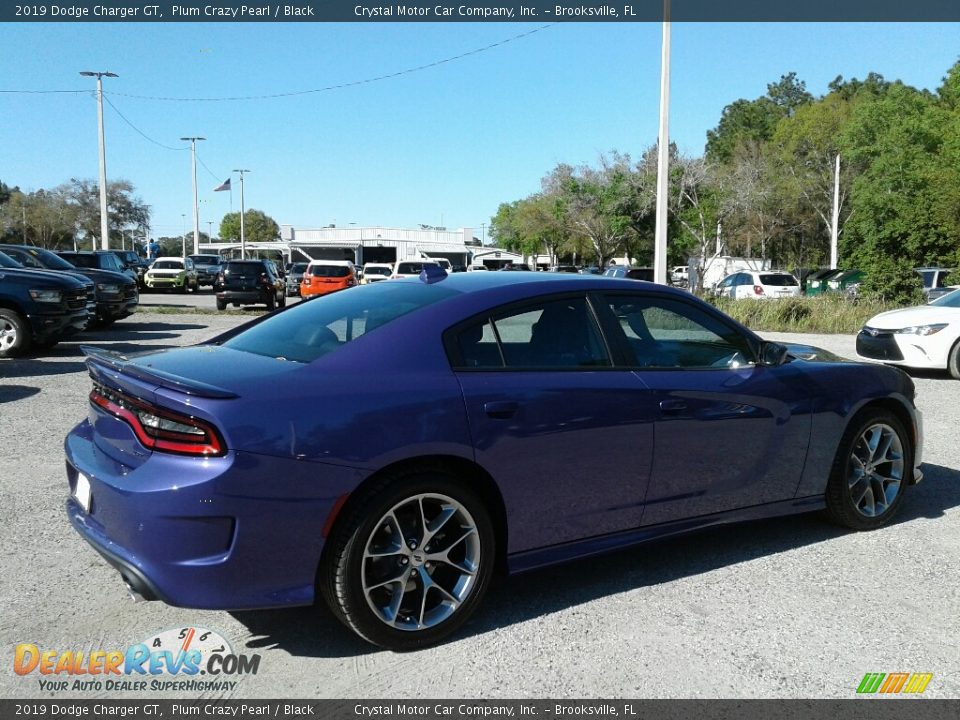 2019 Dodge Charger GT Plum Crazy Pearl / Black Photo #5