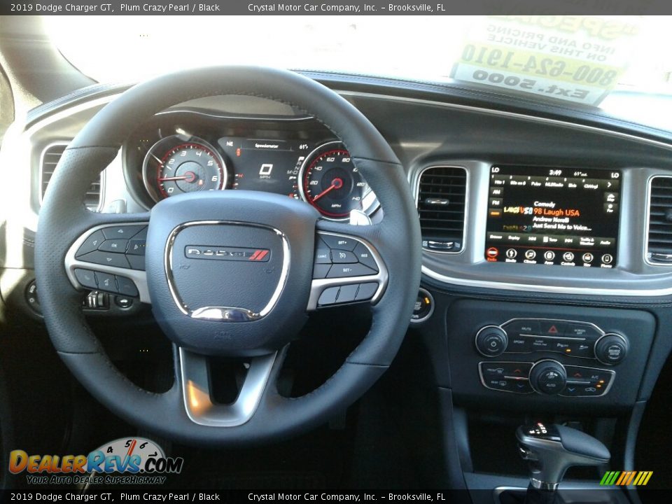 2019 Dodge Charger GT Plum Crazy Pearl / Black Photo #13