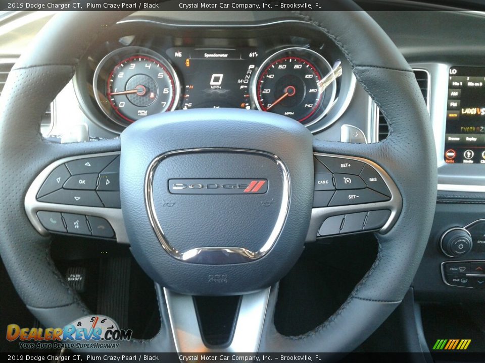 2019 Dodge Charger GT Plum Crazy Pearl / Black Photo #14
