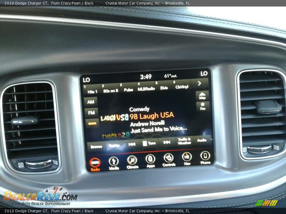 2019 Dodge Charger GT Plum Crazy Pearl / Black Photo #15