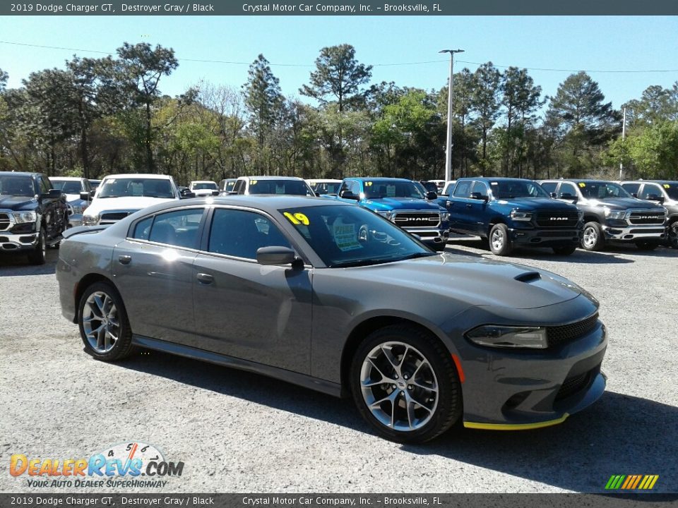 2019 Dodge Charger GT Destroyer Gray / Black Photo #7