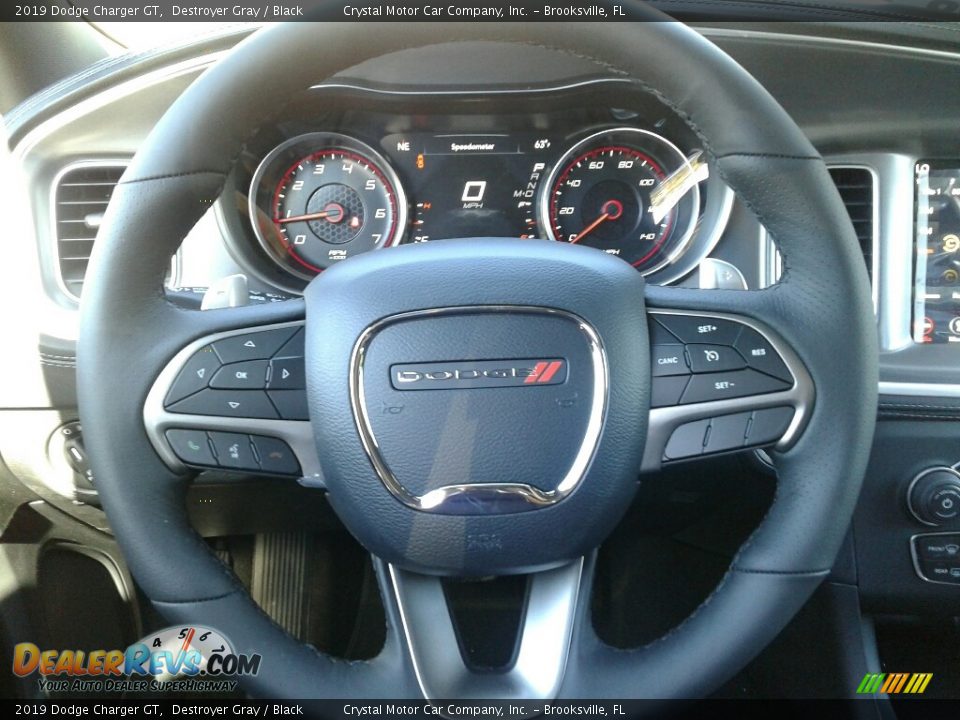 2019 Dodge Charger GT Destroyer Gray / Black Photo #14