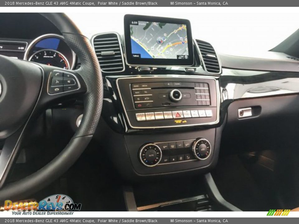 2018 Mercedes-Benz GLE 43 AMG 4Matic Coupe Polar White / Saddle Brown/Black Photo #5