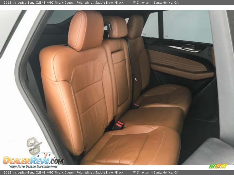 2018 Mercedes-Benz GLE 43 AMG 4Matic Coupe Polar White / Saddle Brown/Black Photo #13
