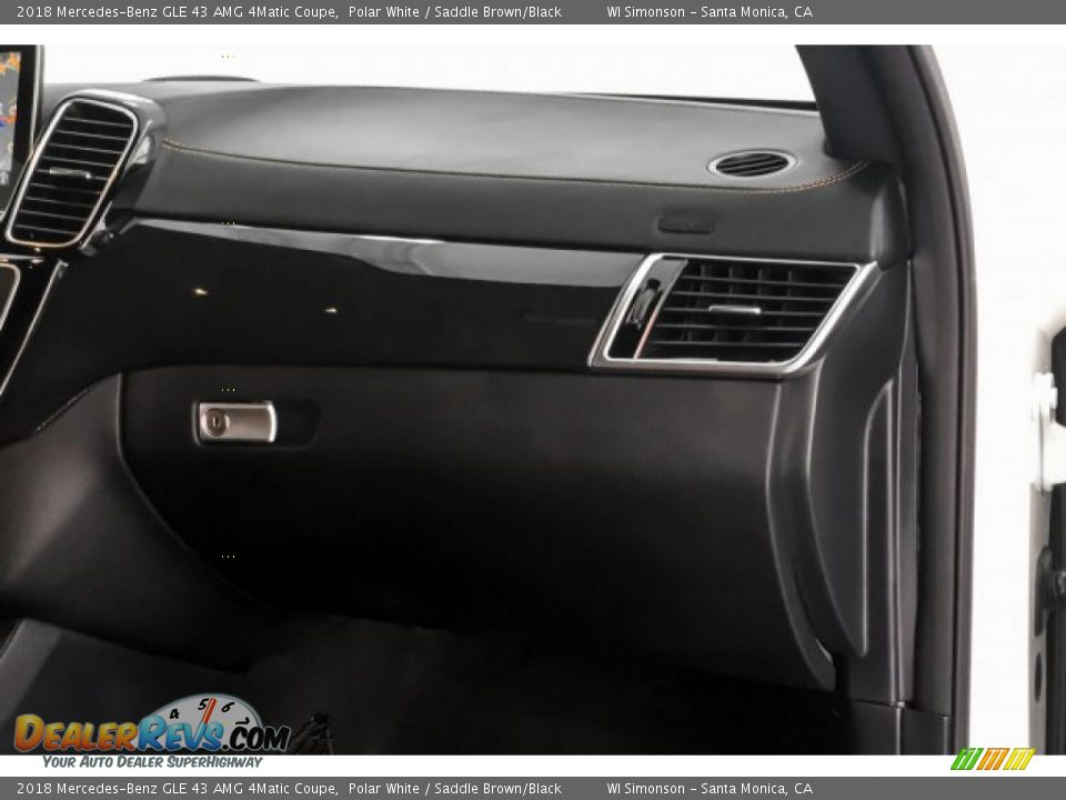 2018 Mercedes-Benz GLE 43 AMG 4Matic Coupe Polar White / Saddle Brown/Black Photo #29