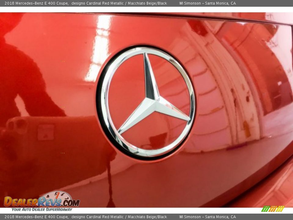 2018 Mercedes-Benz E 400 Coupe designo Cardinal Red Metallic / Macchiato Beige/Black Photo #28